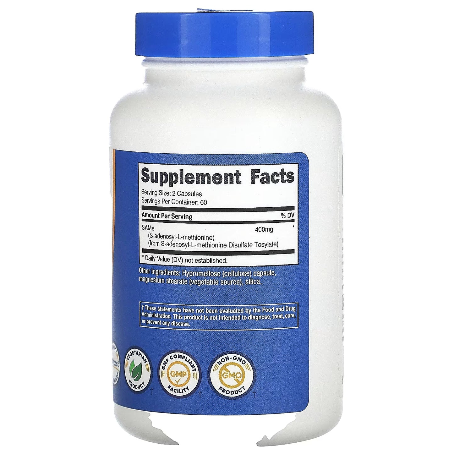 Nutricost, SAMe, 120 Capsules (200 mg per Capsule)