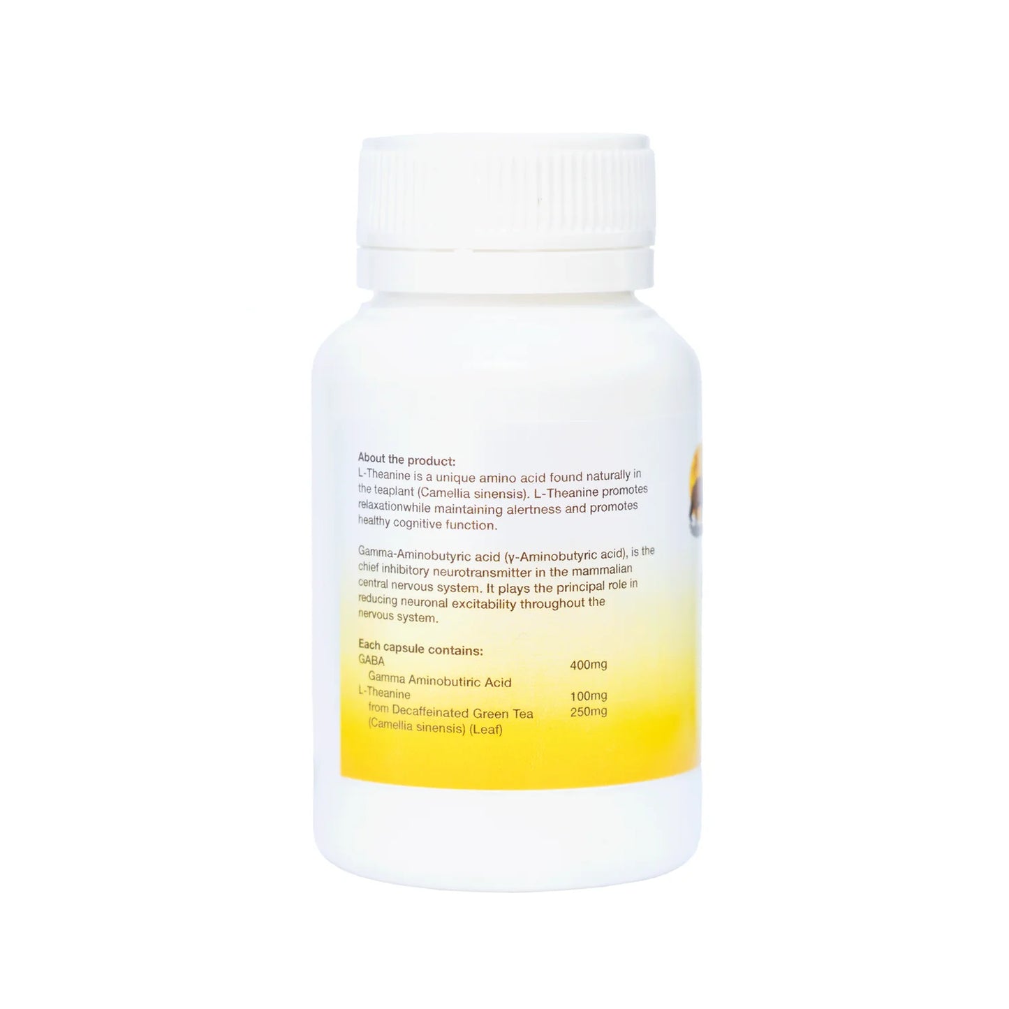 Sunbear Health Supplies - L-Theanine & Gaba 500 - 60VCaps