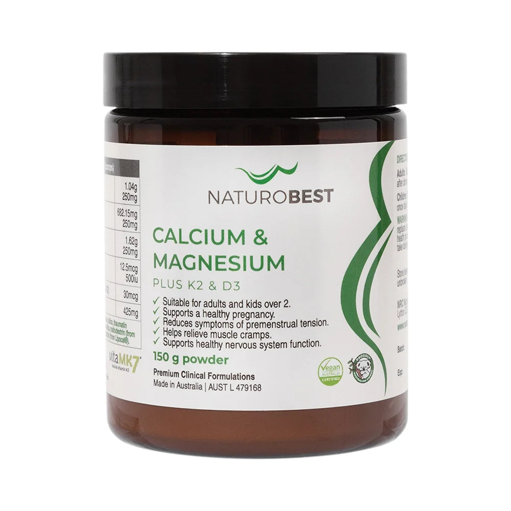 NaturoBest Calcium & Magnesium Plus K2 & D3 300g