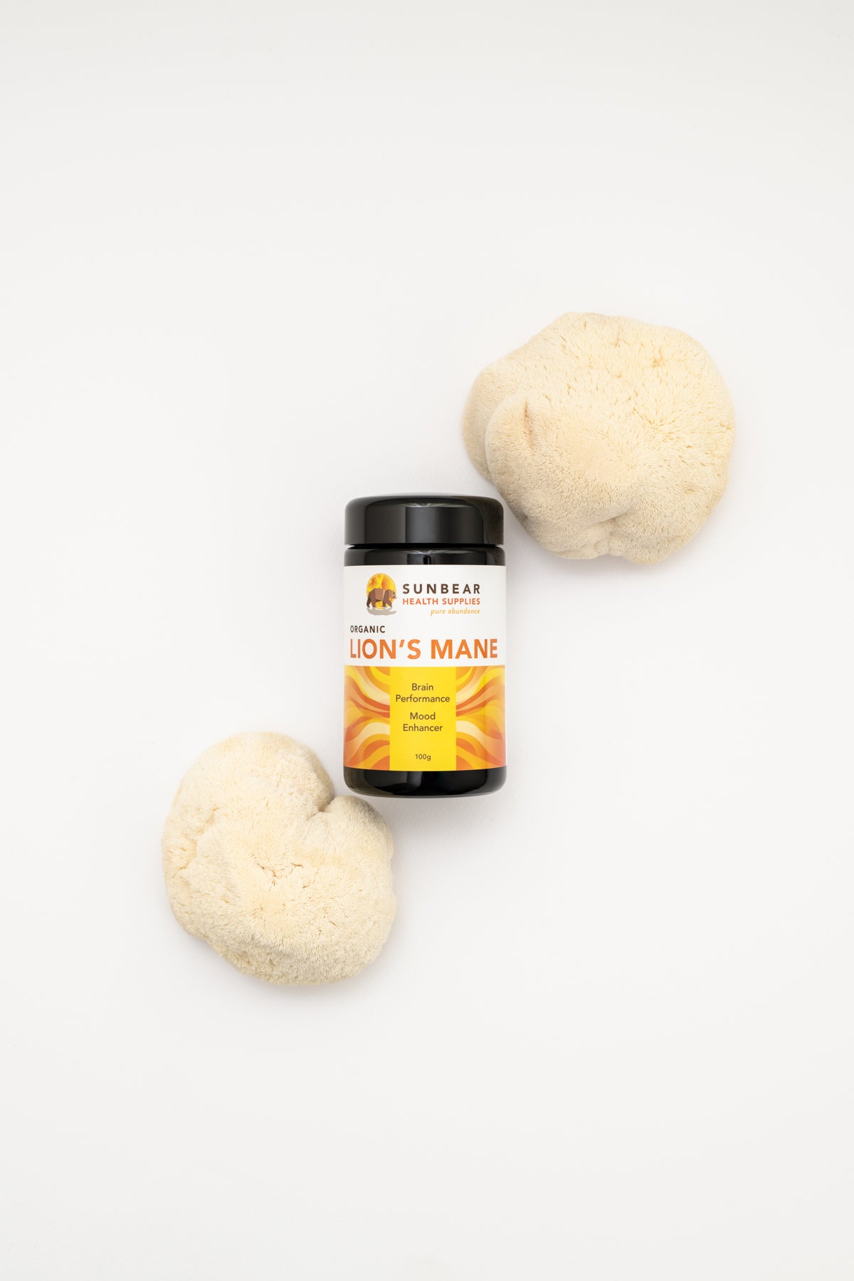 Sunbear Health Premium Organic Lion's Mane Extract (12:1 Ratio) - 100g