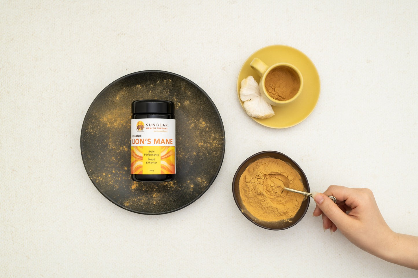 Lion's Mane + Chaga + Matcha - Sunbear Health 3-Pack