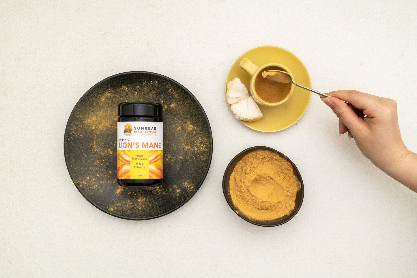 Lion's Mane + Chaga + Matcha - Sunbear Health 3-Pack