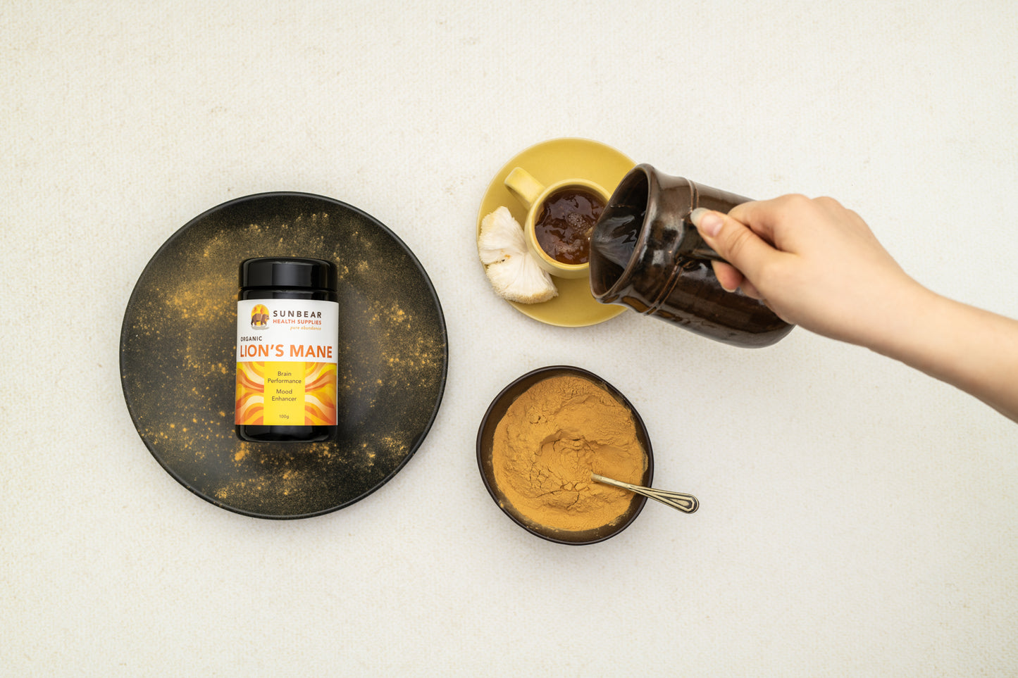 Lion's Mane + Chaga + Matcha - Sunbear Health 3-Pack