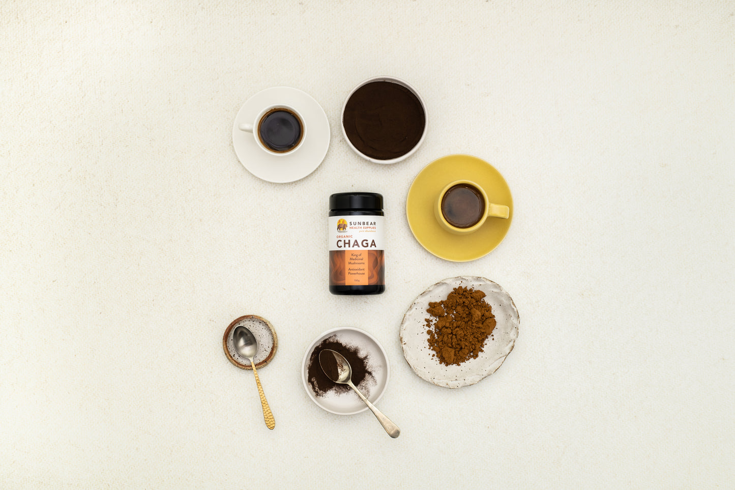 Lion's Mane + Chaga + Matcha - Sunbear Health 3-Pack