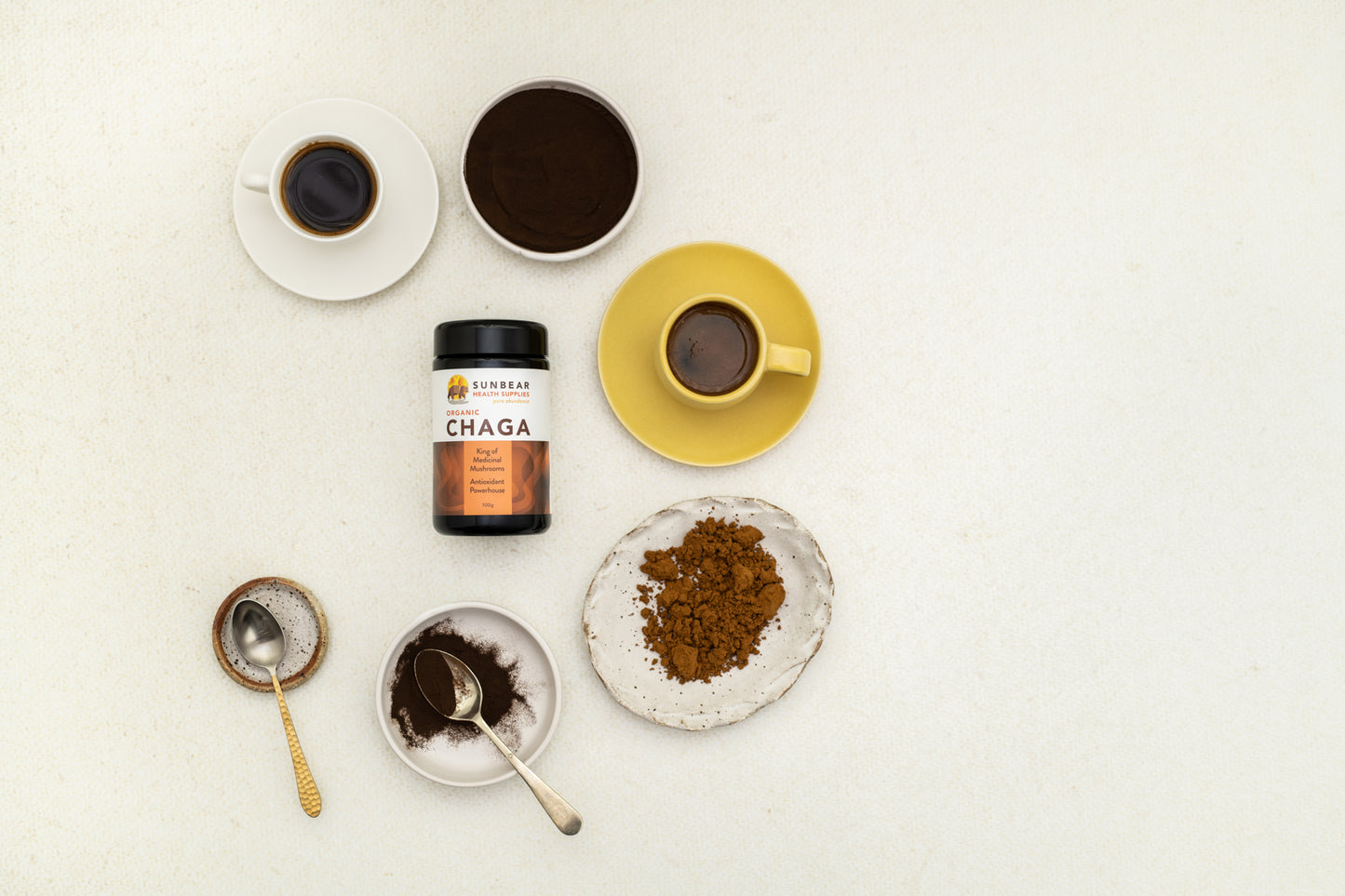 Lion's Mane + Chaga + Matcha - Sunbear Health 3-Pack