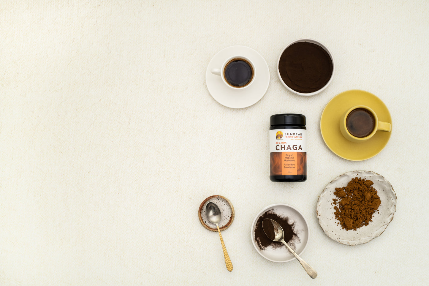 Lion's Mane + Chaga + Matcha - Sunbear Health 3-Pack