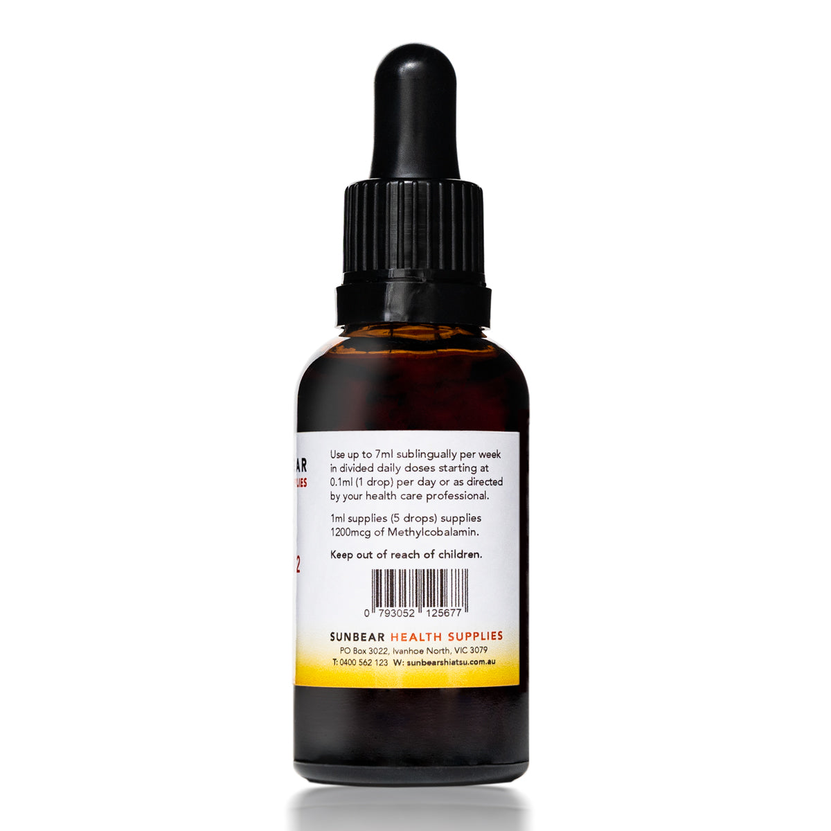 Activated B12 drops - Sunbear Health Supplies – 25ml
