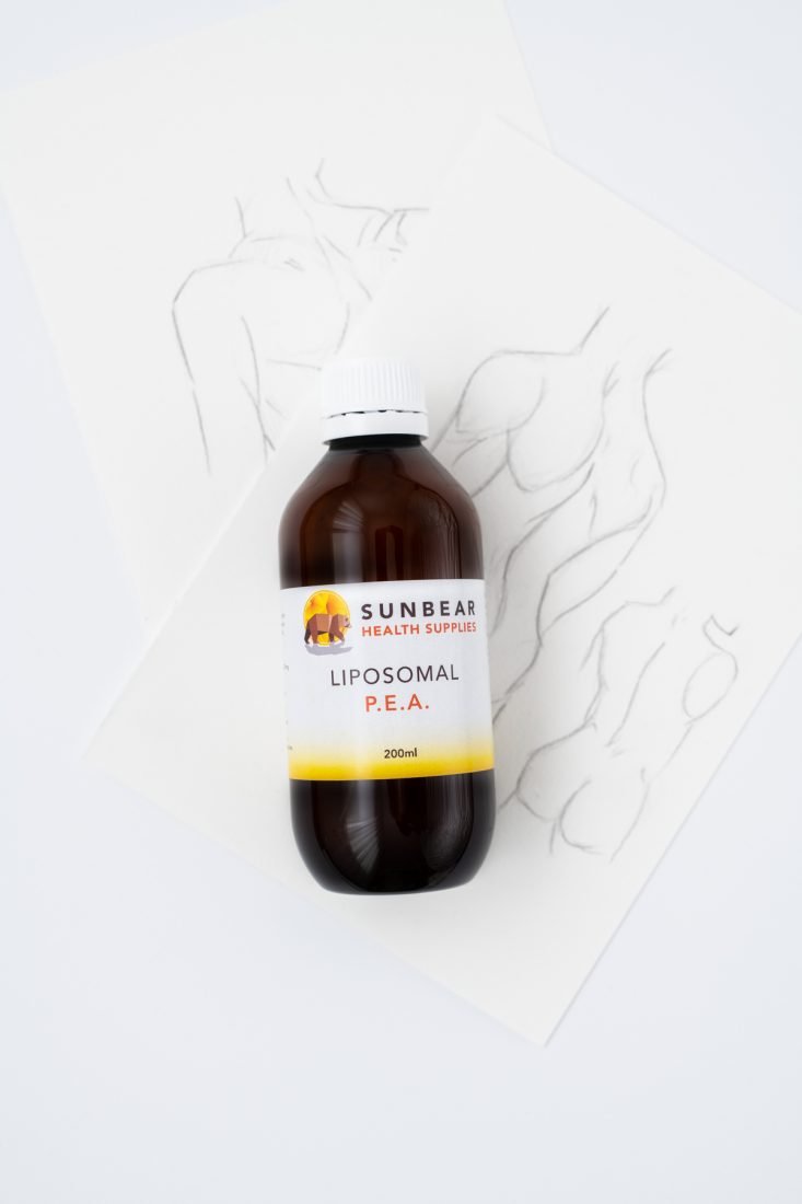 Liposomal PEA 200ml + Liposomal Curcumin 200ml-Sunbear Health
