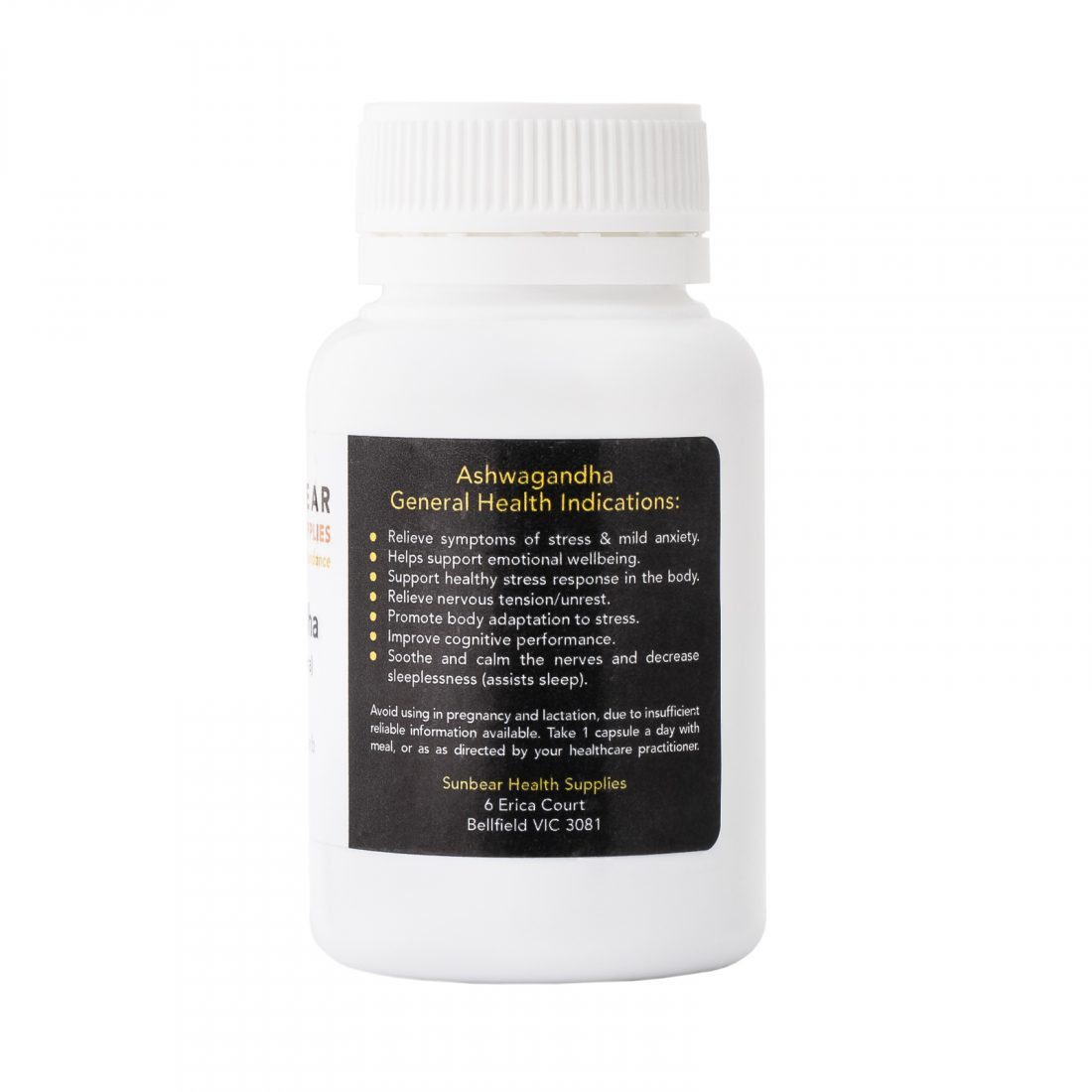 Sunbear Health Supplies - Ashwagandha 60VCaps