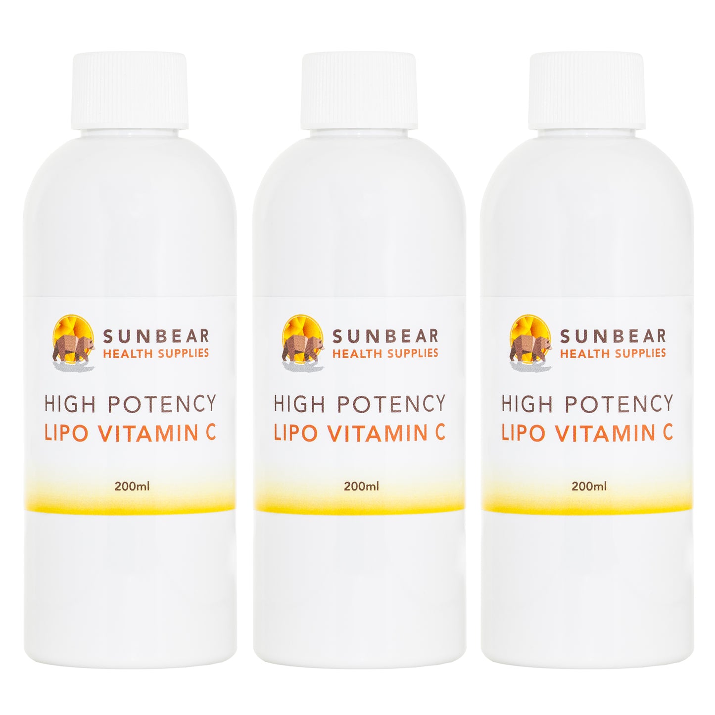 High Potency Lipo C Berry-  Sunbear Health Supplies -200ml x 3 bottles