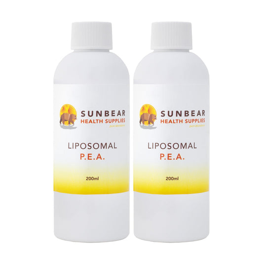 Liposomal PEA (Palmitoylethanolamide) - Sunbear Health Supplies - 200ml x 2