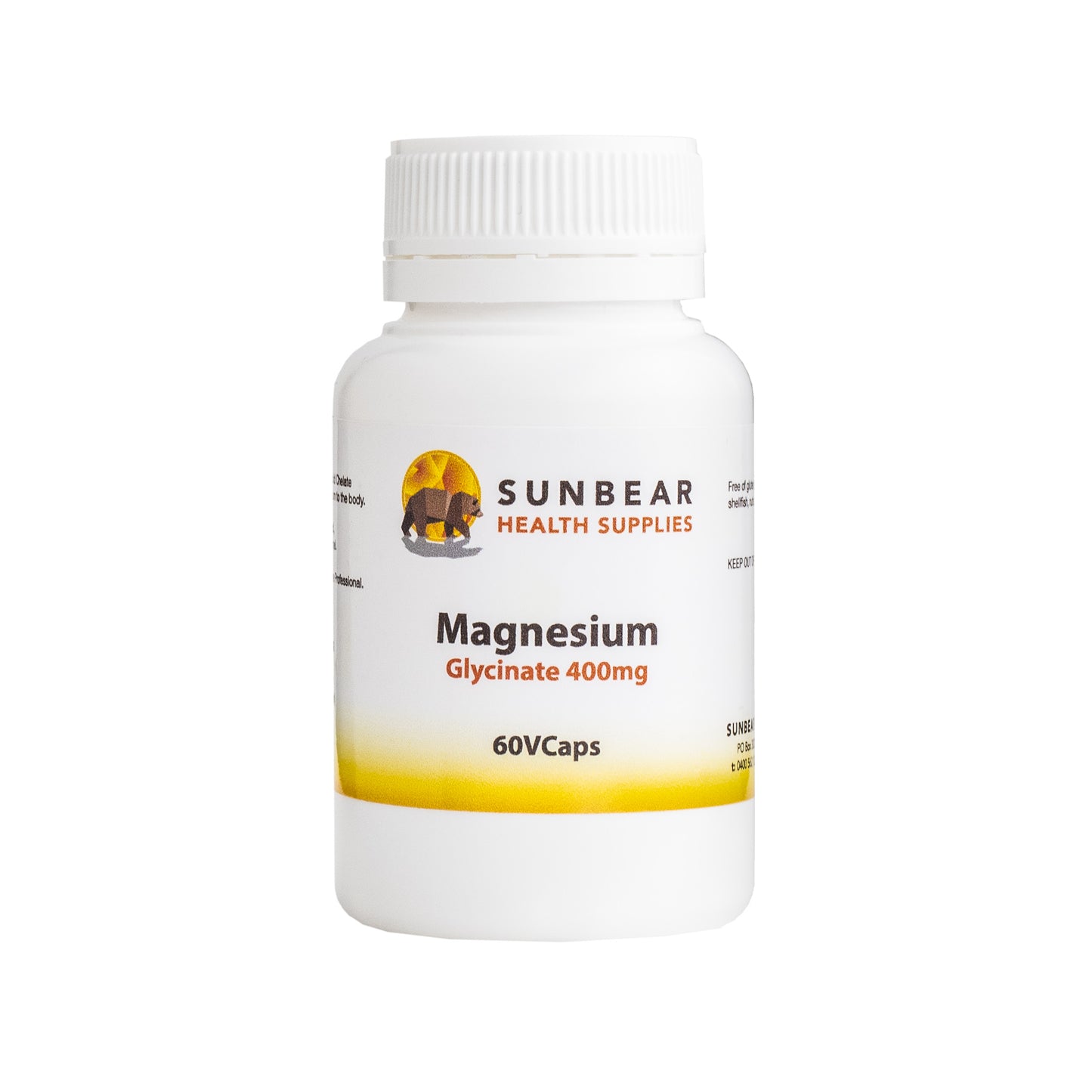 Magnesium Glycinate - 60VCaps - Sunbear Health