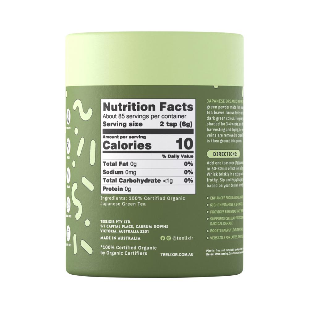 Teelixir Ceremonial Grade Matcha 100g