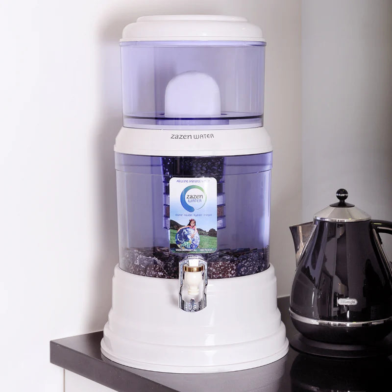 Zazen Alkaline Water Filter System - BPA Free - June EOFY Sale
