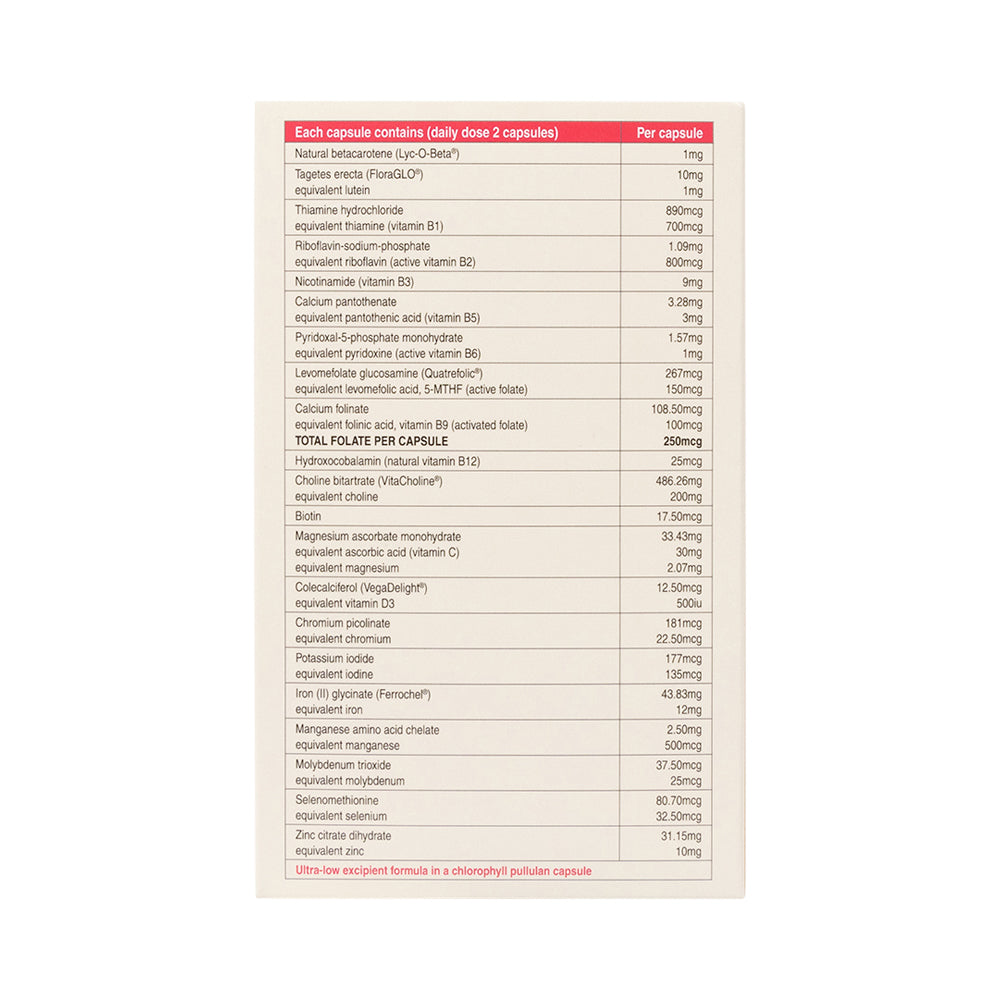 NaturoBest Prenatal Trimester 2 & 3 Plus Breastfeeding 60c