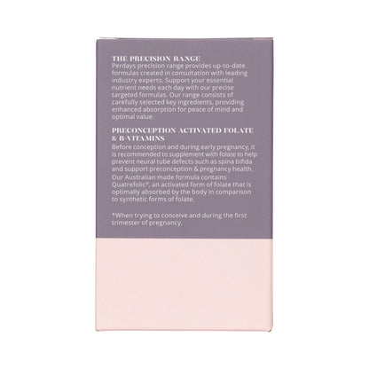 PERDAYS PRECONCEPTION ACTIVATED FOLATE & B-VITAMINS 60T