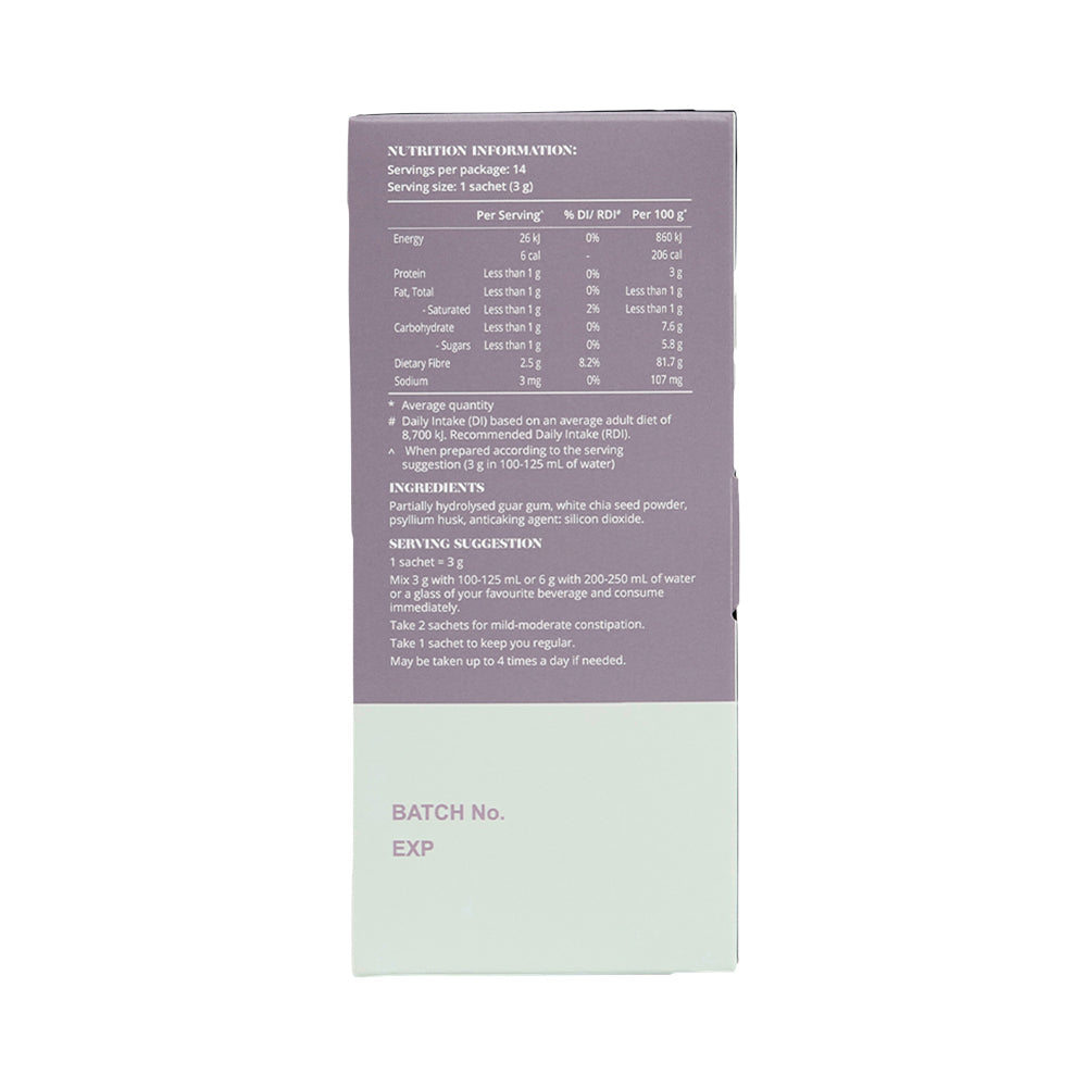 PERDAYS PREBIOTIC FIBRE UNFLAVOURED SACHET 3G X 14 PACK