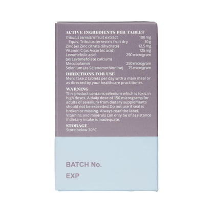 PERDAYS PRECONCEPTION MENS VITALITY & SPERM SUPPORT 60T