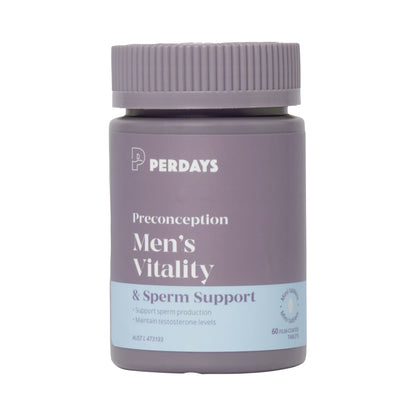 PERDAYS PRECONCEPTION MENS VITALITY & SPERM SUPPORT 60T