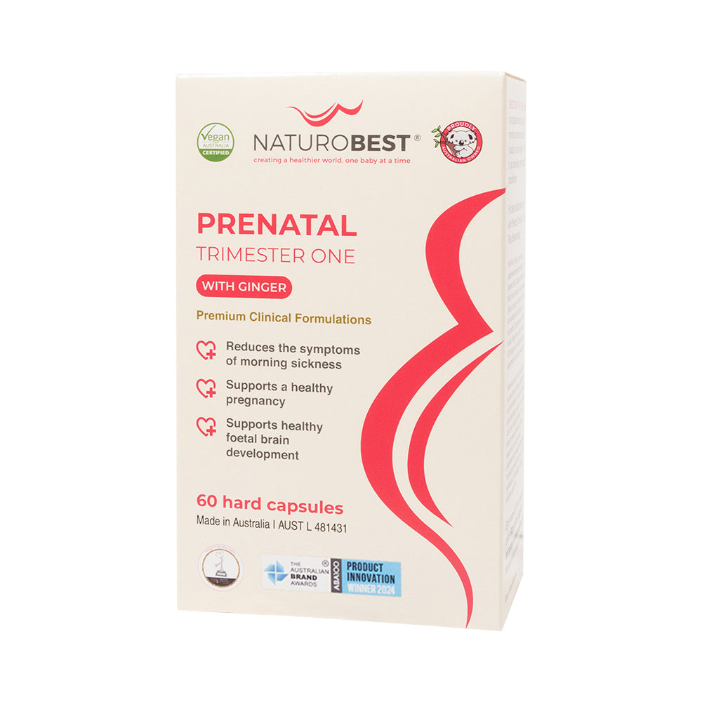 NATUROBEST Prenatal Trimester One with Ginger 60capsules