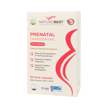 NATUROBEST Prenatal Trimester One with Ginger 60capsules