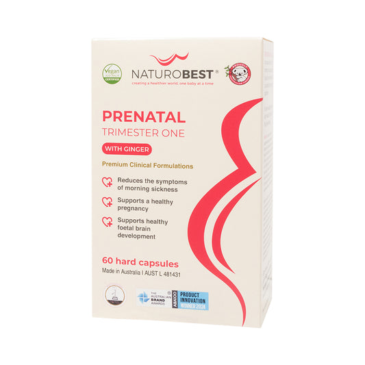 NATUROBEST Prenatal Trimester One with Ginger 60capsules