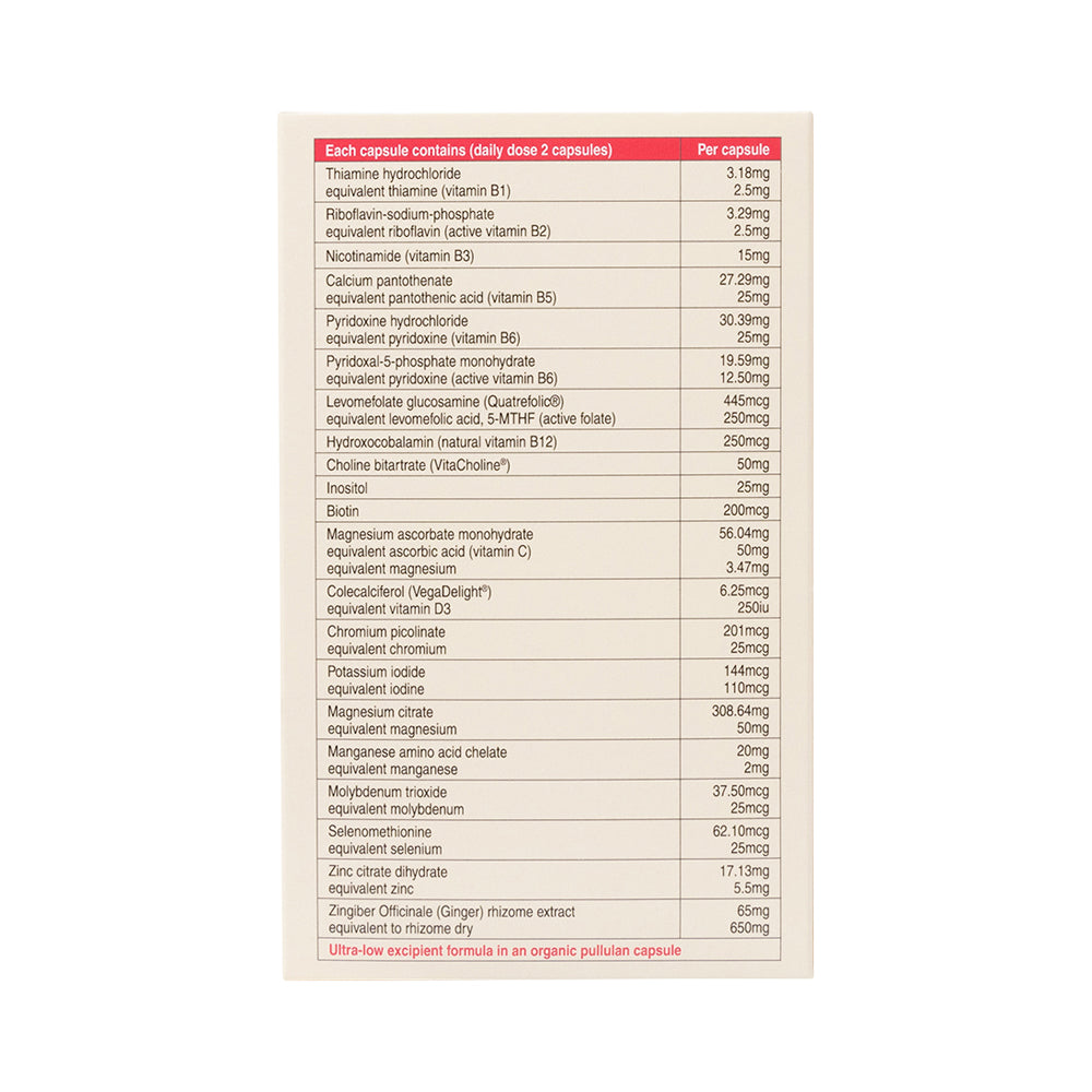 NATUROBEST Prenatal Trimester One with Ginger 60capsules