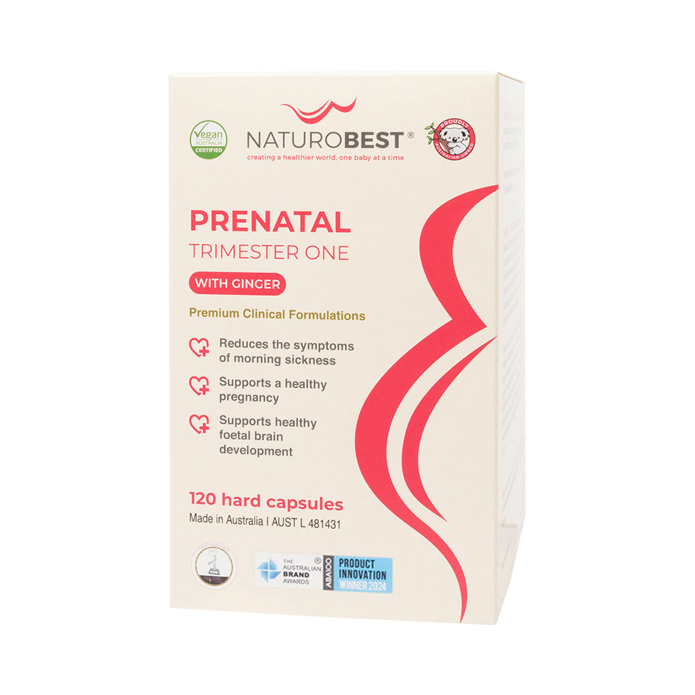 NaturoBest Prenatal Trimester 1 with Ginger 120c