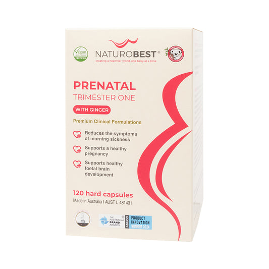NaturoBest Prenatal Trimester 1 with Ginger 120c