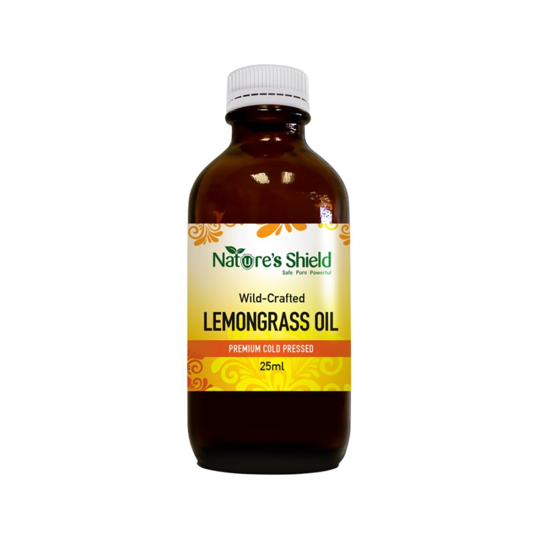 Natures Shield Wild Crafted Lemongrass Oil 25ml