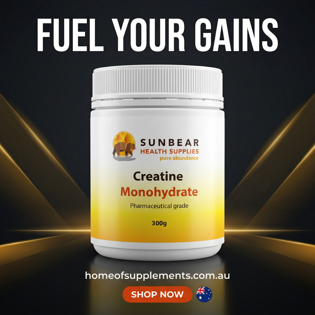 Creatine Monohydrate 300g - Sunbear Health Supplies