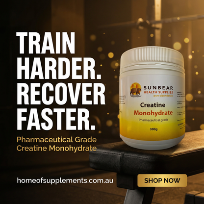 Creatine Monohydrate 300g - Sunbear Health Supplies