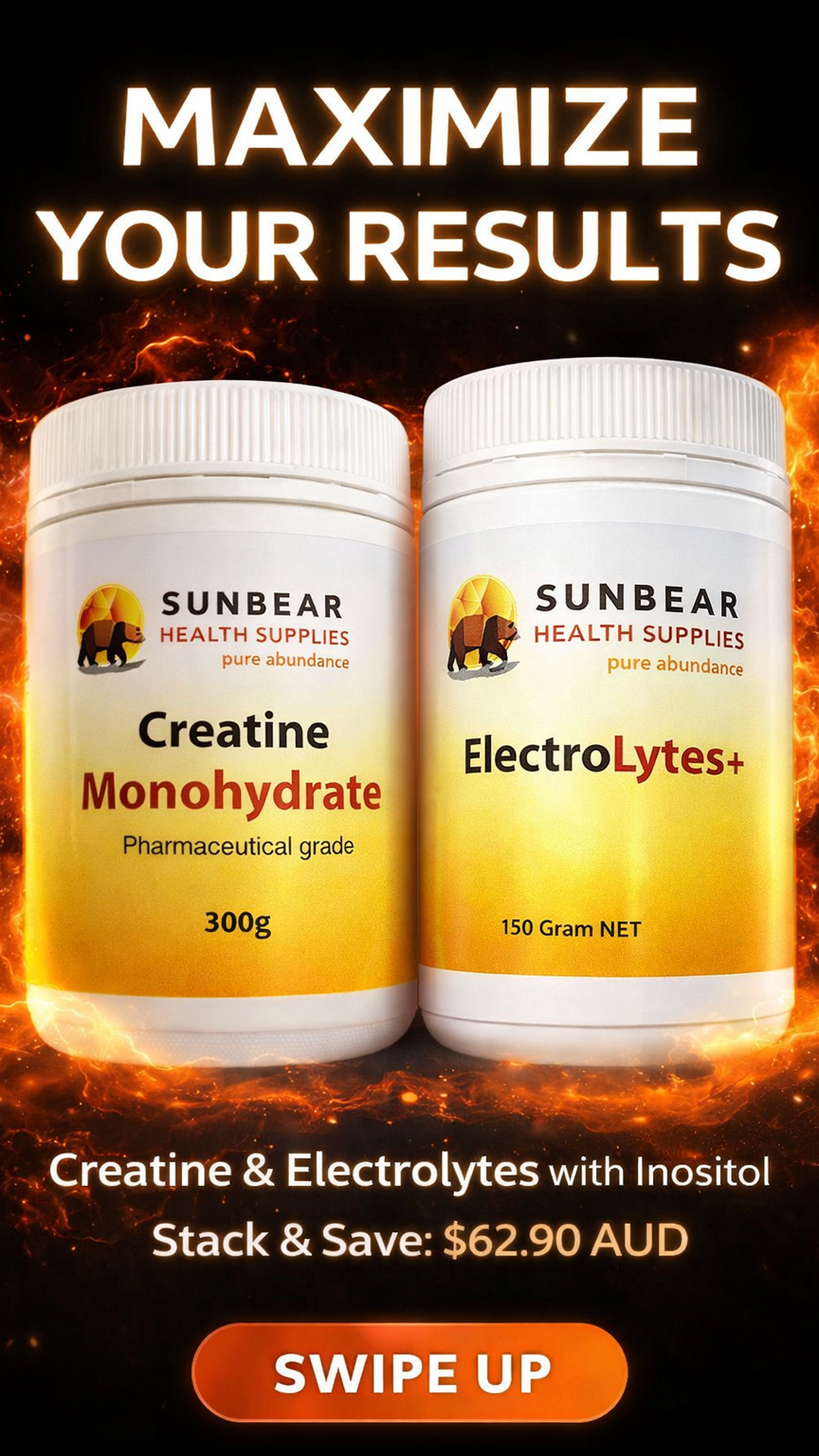Ultimate Hydration Pack: ElectroLytes+ Creatine - Sunbear Health Supplies