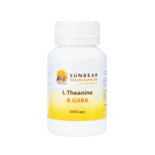 Sunbear Health Supplies - L-Theanine & Gaba 500 - 60VCaps