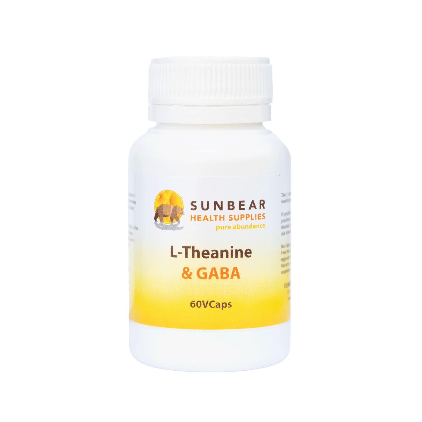 Sunbear Health Supplies - L-Theanine & Gaba 500 - 60VCaps