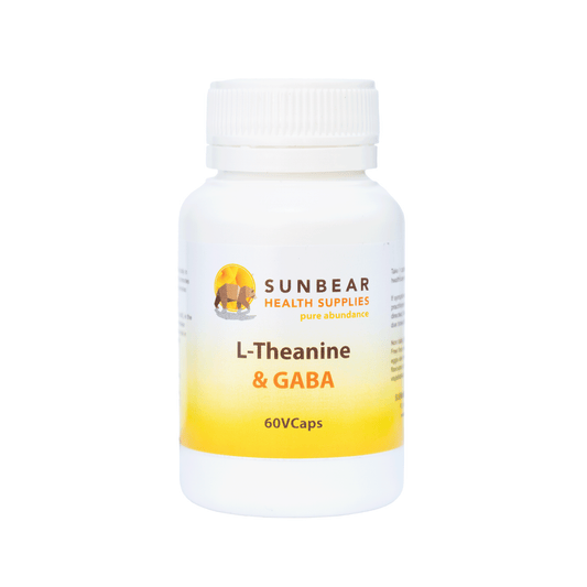 Sunbear Health Supplies - L-Theanine & Gaba 500 - 60VCaps