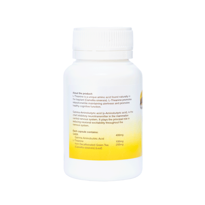 Sunbear Health Supplies - L-Theanine & Gaba 500 - 60VCaps