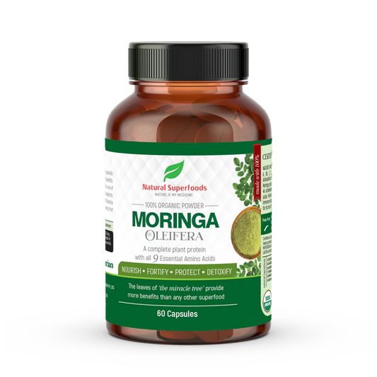 Natural Superfoods Organic Moringa 60 Caps