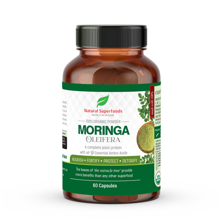 Natural Superfoods Organic Moringa 60 Caps