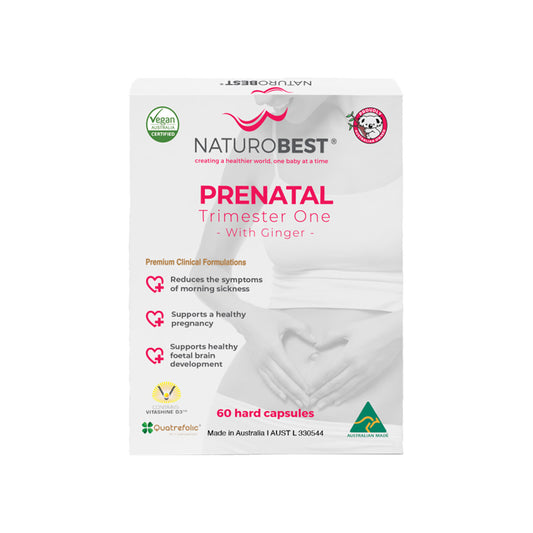 NATUROBEST Prenatal Trimester One with Ginger 60capsules