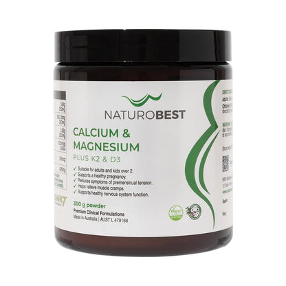 NaturoBest Calcium & Magnesium Plus K2 & D3 150g