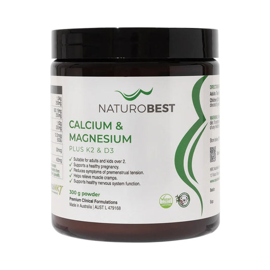 NaturoBest Calcium & Magnesium Plus K2 & D3 150g
