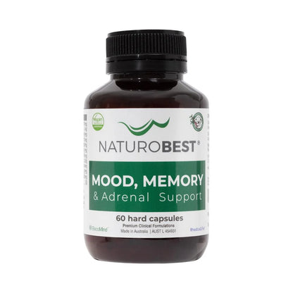 NATUROBEST MOOD MEMORY & ADRENAL SUPPORT 60C