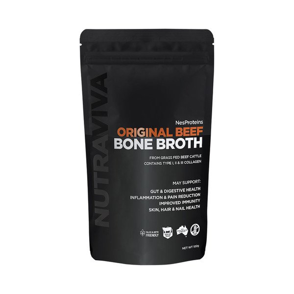 Nutraviva NesProteins Bone Broth Original Beef 100g