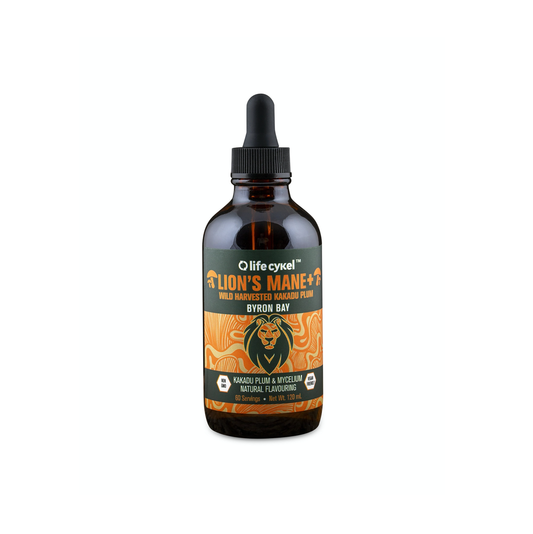 Life Cykel Lion's Mane Mushroom Liquid Extract - 120ml  -Life Cykel