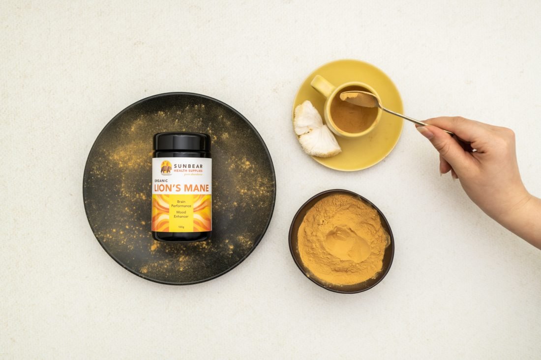 Sunbear Health Supplies - Organic Lion's Mane Extract (12:1 Ratio) x 3