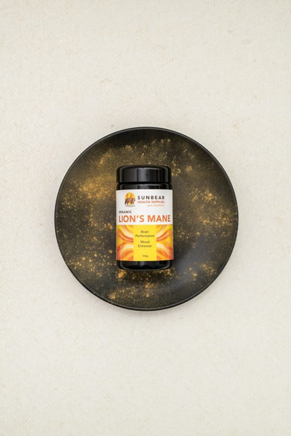Sunbear Health Supplies - Organic Lion's Mane Extract (12:1 Ratio) x 3