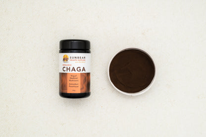 Sunbear Health Premium Organic Chaga Extract (11:1 Ratio) - 100g