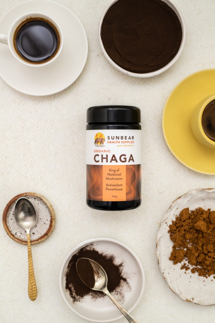 Sunbear Health Supplies - Organic Chaga Extract (11:1 Ratio) x 3