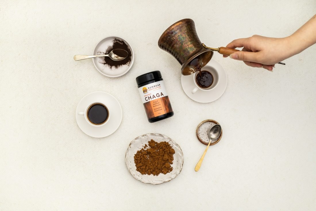 Sunbear Health Supplies - Organic Chaga Extract (11:1 Ratio) x 3